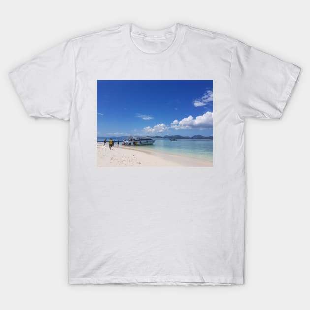 Phuket Blue Beach T-Shirt by jellytalk